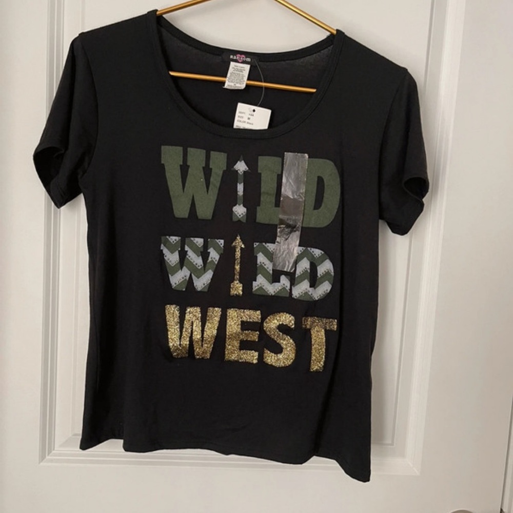 Ransom Black Wild West Graphic Camisole